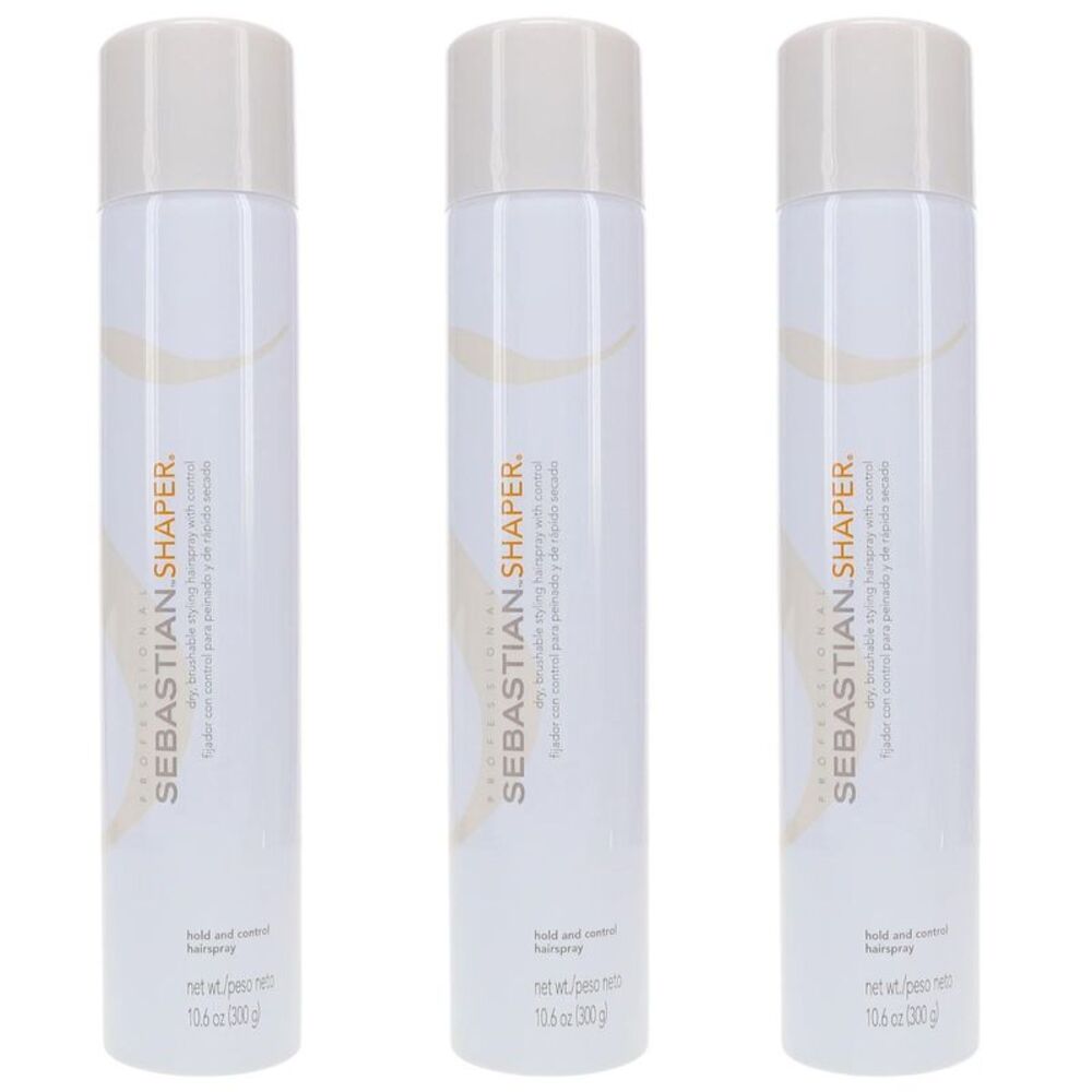 Sebastian Professional Shaper Hairspray (3-Pack), 10.6 Oz of Each Bottle